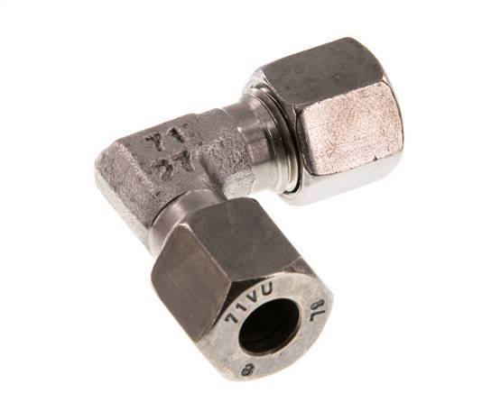 8L Stainless steel 90 deg Elbow Cutting ring 315 Bar DIN 2353