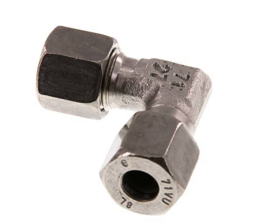 8L Stainless steel 90 deg Elbow Cutting ring 315 Bar DIN 2353