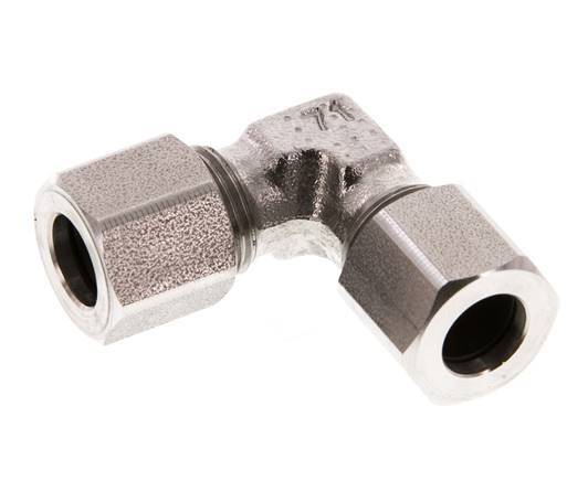 8LL Stainless steel 90 deg Elbow Cutting ring 100 Bar DIN 2353