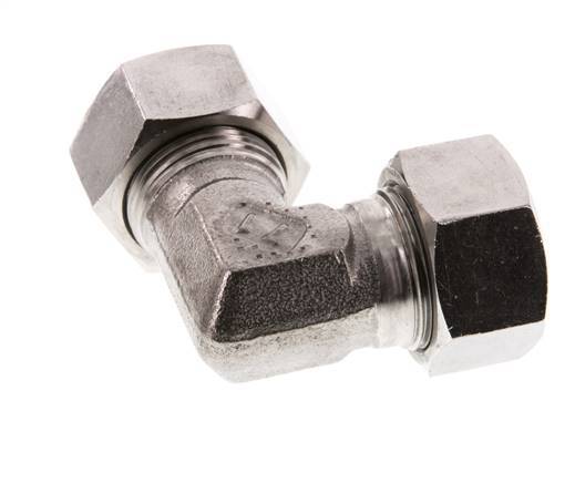 18L Stainless steel 90 deg Elbow Cutting ring 315 Bar DIN 2353
