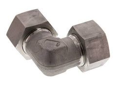 25S Stainless steel 90 deg Elbow Cutting ring 400 Bar DIN 2353