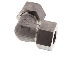 25S Stainless steel 90 deg Elbow Cutting ring 400 Bar DIN 2353
