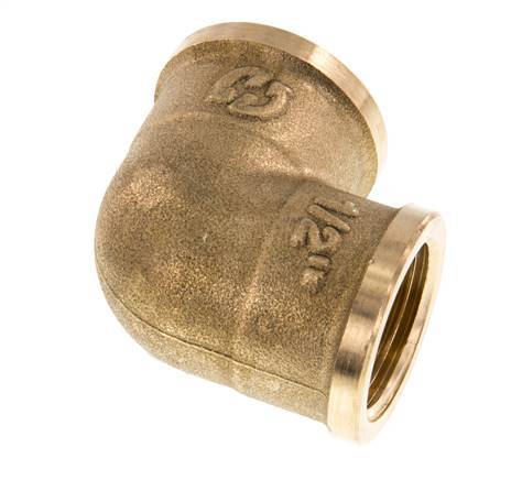 G 1/2'' Brass 90 deg Elbow Fitting 16 Bar