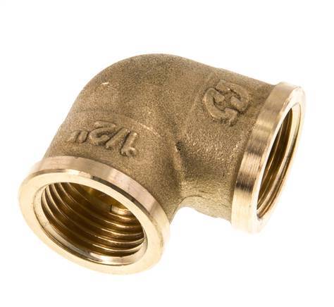 G 1/2'' Brass 90 deg Elbow Fitting 16 Bar