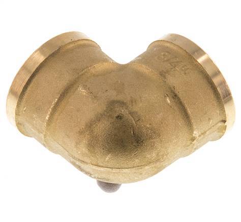 G 3/4'' Brass 90 deg Elbow Fitting 16 Bar