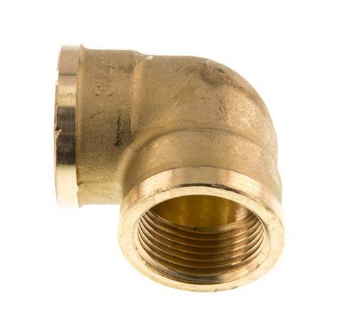 G 3/4'' Brass 90 deg Elbow Fitting 16 Bar