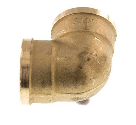 G 3/4'' Brass 90 deg Elbow Fitting 16 Bar