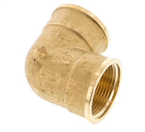 G 1 1/4'' Brass 90 deg Elbow Fitting 16 Bar