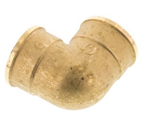 G 1 1/4'' Brass 90 deg Elbow Fitting 16 Bar
