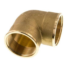 G 2'' Brass 90 deg Elbow Fitting 16 Bar