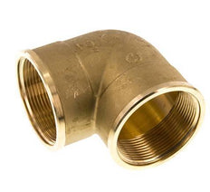 G 2'' Brass 90 deg Elbow Fitting 16 Bar