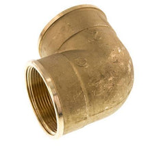 G 2'' Brass 90 deg Elbow Fitting 16 Bar
