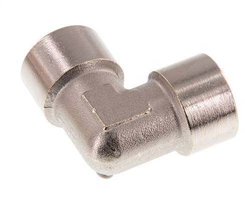 G 1/2'' Nickel plated Brass 90 deg Elbow Fitting 16 Bar
