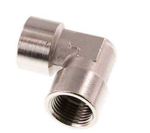G 1/2'' Nickel plated Brass 90 deg Elbow Fitting 16 Bar