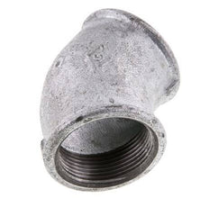 Rp 1 1/2'' Zinc plated Cast iron 45 deg Elbow Fitting 25 Bar