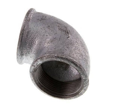 Rp 1 1/2'' Zinc plated Cast iron 90 deg Elbow Fitting 25 Bar