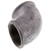 Rp 1 1/2'' Zinc plated Cast iron 90 deg Elbow Fitting 25 Bar