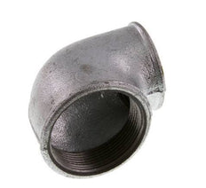 Rp 2'' x Rp 1 1/2'' Zinc plated Cast iron 90 deg Elbow Fitting 25 Bar