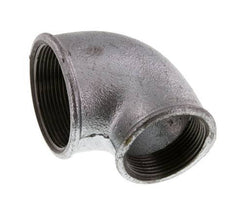 Rp 2'' x Rp 1 1/2'' Zinc plated Cast iron 90 deg Elbow Fitting 25 Bar