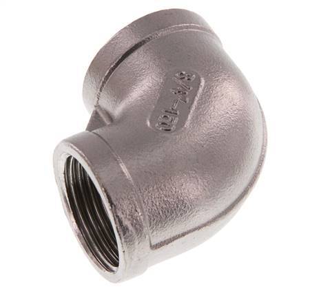 Rp 3/4'' Stainless steel 90 deg Elbow Fitting 10 Bar