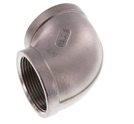 Rp 1 1/2'' Stainless steel 90 deg Elbow Fitting 16 Bar