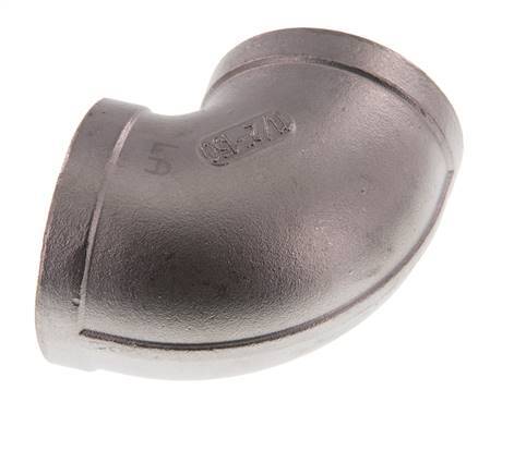 Rp 1 1/2'' Stainless steel 90 deg Elbow Fitting 16 Bar