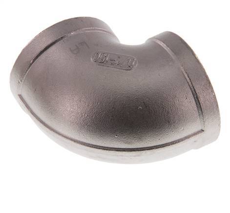 Rp 1 1/2'' Stainless steel 90 deg Elbow Fitting 16 Bar
