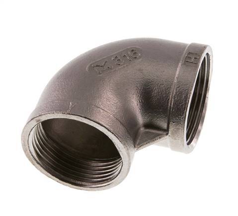 Rp 1 1/4'' Stainless steel 90 deg Elbow Fitting 10 Bar