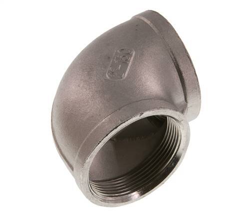 Rp 2'' Stainless steel 90 deg Elbow Fitting 16 Bar