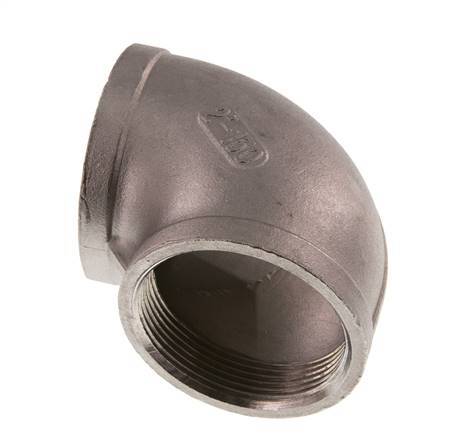 Rp 2'' Stainless steel 90 deg Elbow Fitting 16 Bar