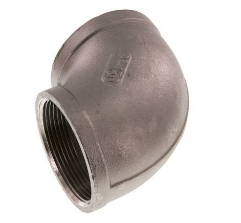 Rp 2'' Stainless steel 90 deg Elbow Fitting 16 Bar