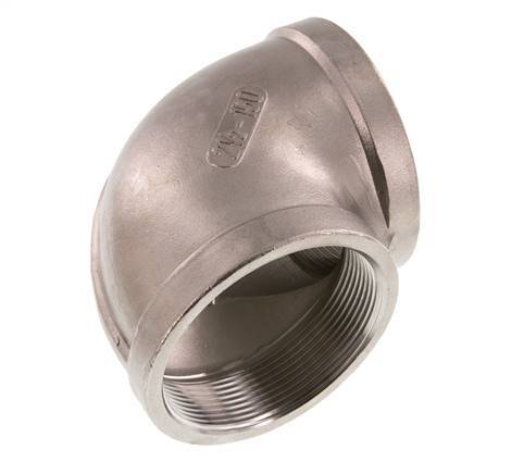 Rp 2 1/2'' Stainless steel 90 deg Elbow Fitting 16 Bar