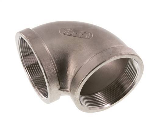 Rp 2 1/2'' Stainless steel 90 deg Elbow Fitting 16 Bar