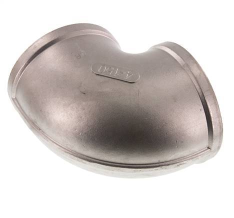 Rp 4'' Stainless steel 90 deg Elbow Fitting 16 Bar
