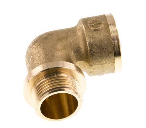 G 3/4'' F/M Brass 90 deg Elbow Fitting 16 Bar