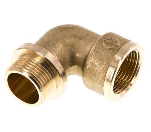 G 3/4'' F/M Brass 90 deg Elbow Fitting 16 Bar