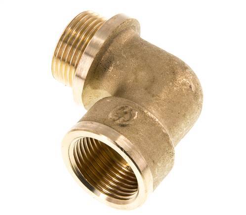 G 3/4'' F/M Brass 90 deg Elbow Fitting 16 Bar