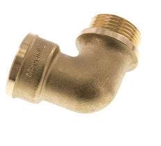 G 1'' F/M Brass 90 deg Elbow Fitting 16 Bar