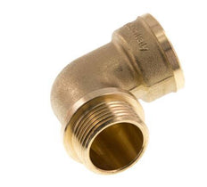 G 1'' F/M Brass 90 deg Elbow Fitting 16 Bar