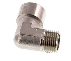 G 1/2'' x R 1/2'' F/M Nickel plated Brass 90 deg Elbow Fitting 16 Bar