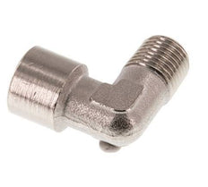 G 1/4'' x R 1/4'' F/M Nickel plated Brass 90 deg Elbow Fitting 16 Bar [2 Pieces]