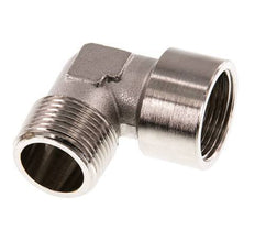 G 3/4'' x R 3/4'' F/M Nickel plated Brass 90 deg Elbow Fitting 16 Bar