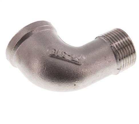 Rp 3/4'' x R 3/4'' F/M Stainless steel 90 deg Elbow Fitting 16 Bar