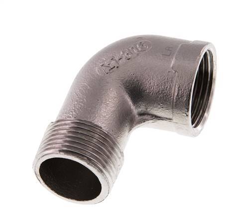 Rp 1'' x R 1'' F/M Stainless steel 90 deg Elbow Fitting 10 Bar