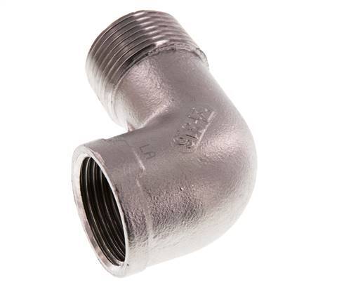 Rp 1'' x R 1'' F/M Stainless steel 90 deg Elbow Fitting 10 Bar