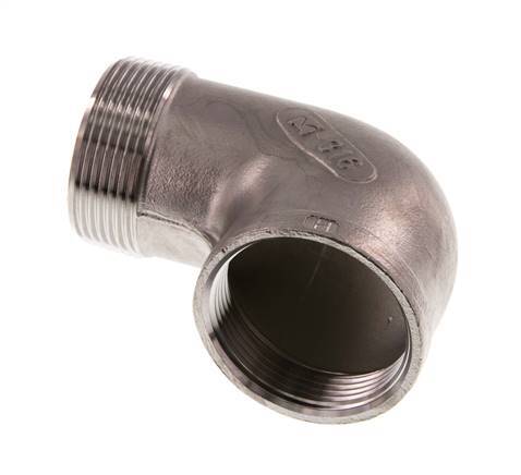 Rp 1 1/2'' x R 1 1/2'' F/M Stainless steel 90 deg Elbow Fitting 10 Bar