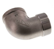 Rp 2 1/2'' x R 2 1/2'' F/M Stainless steel 90 deg Elbow Fitting 16 Bar
