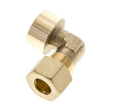 G 1/2'' x 12mm Brass 90 deg Elbow Compression Fitting 75 Bar DIN EN 1254-2