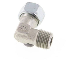 R 1/2'' Male x 15L Zinc plated Steel 90 deg Elbow Fitting 315 Bar DIN 2353