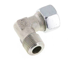 R 1/2'' Male x 15L Zinc plated Steel 90 deg Elbow Fitting 315 Bar DIN 2353